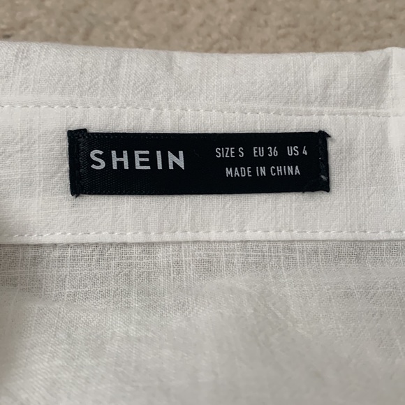 SHEIN white small button up - Picture 2 of 2